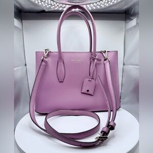 Kate Spade Margaux Small Satchel – Lilac Pebbled Leather